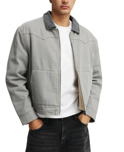 Cotton On Men's Relaxed Carpenter Jacket In Grey