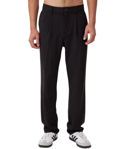 Cotton On Men's Relaxed Pleated Pant In Black