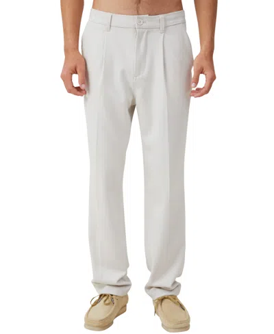 Cotton On Men's Relaxed Pleated Pant In White