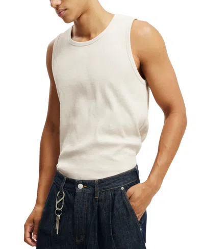 Cotton On Men's Rib Tank Top In Brown