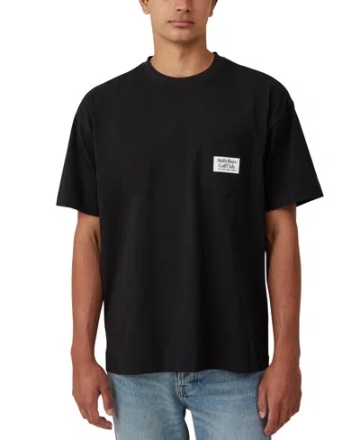 Cotton On Men's Shifty Boys Pocket T-shirt In Black