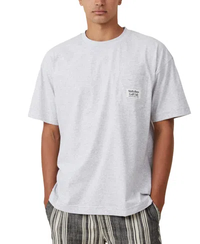 Cotton On Men's Shifty Boys Pocket T-shirt In Gray