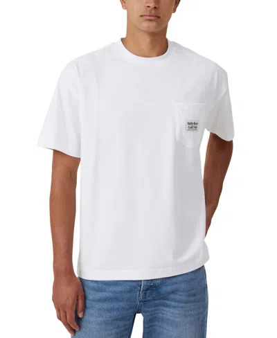 Cotton On Men's Shifty Boys Pocket T-shirt In White