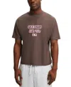 Cotton On Cropped Fit Graphic T-shirt In Brown