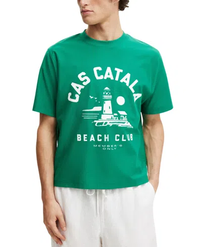 Cotton On Men's Short Sleeve T-shirt In Green