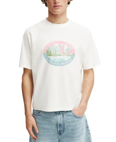 Cotton On Men's Short Sleeve T-shirt In White
