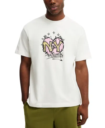 Cotton On Men's Short Sleeve T-shirt In White