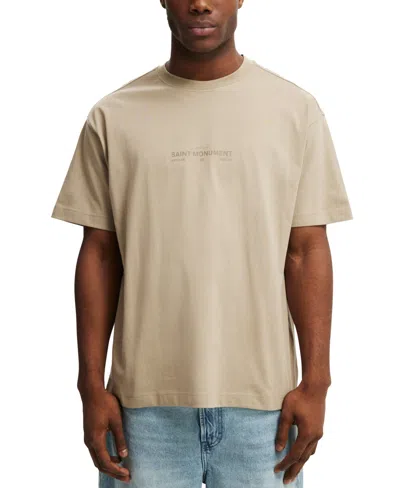 Cotton On Men's Short Sleeve T-shirt In Brown