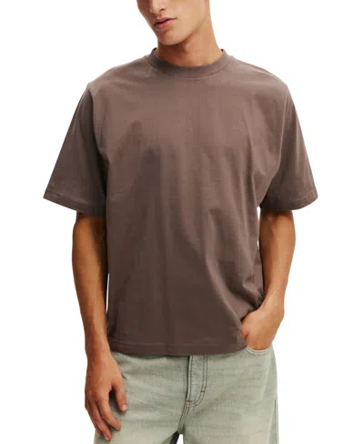 Cotton On Men's Short Sleeve T-shirt In Washed Chocolate