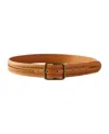 Shop Cotton On Men's Snake Bite Braided Belt In Tan,burnished Gold