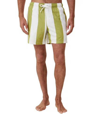 Cotton On Men's Stretch Swim Short In Green