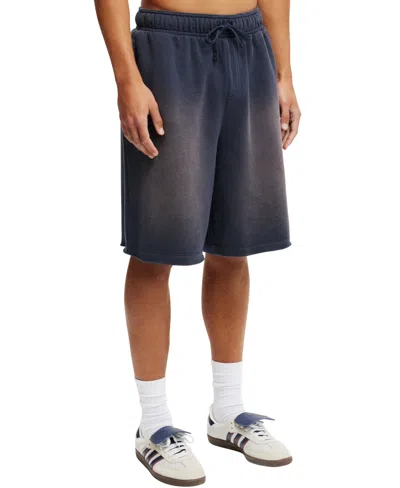 Cotton On Men's Super Baggy Fleece Shorts In Dark Navy