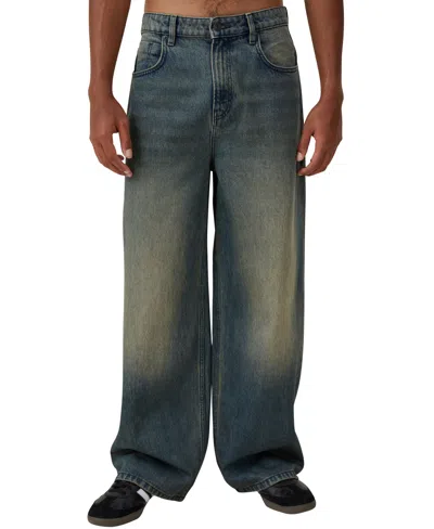Cotton On Super Baggy Wide Leg Jeans In Blue