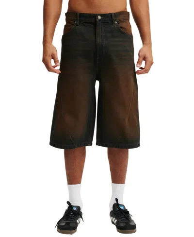Cotton On Men's Super Baggy Jort Shorts In Brown