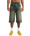Cotton On Super Baggy Jort In Gray