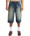 Cotton On Super Baggy Jort In Sublime Blue