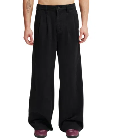 COTTON ON MEN'S SUPER BAGGY PLEATED PANT
