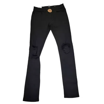 Cotton On Men's Super Skinny Jeans Distressed In Black