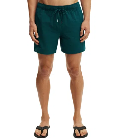 Cotton On Men's Swim Strech Pull-on Shorts In Green
