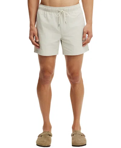 Cotton On Men's Swim Strech Pull-on Shorts In White