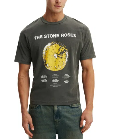 Cotton On Men's Timeless Music Cropped Regular-fit T-shirt In Multi