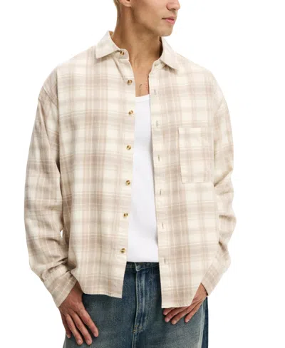 Cotton On Men's Tribeca Long-sleeve Shirt In Neutral