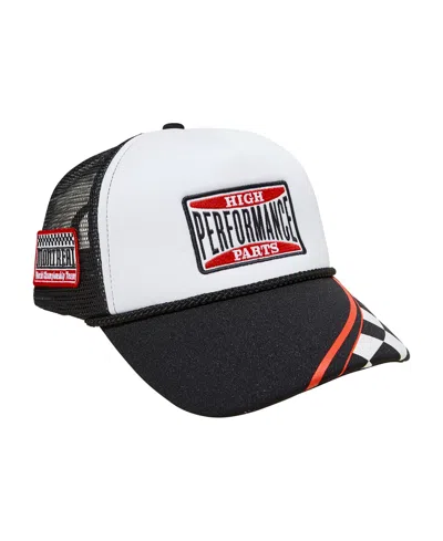 Cotton On Men's Trucker Hat In Black,white,high Performance Parts