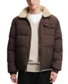 Cotton On Men's Vermont Puffer Jacket In Cigar Brown