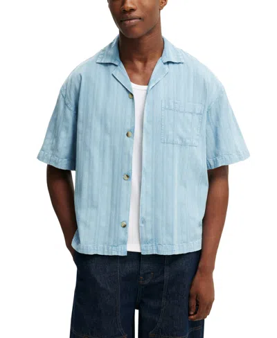 Cotton On Washed Box Fit Short Sleeve Shirt