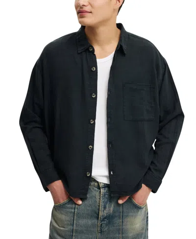 Cotton On Long Sleeve Shirt In Black