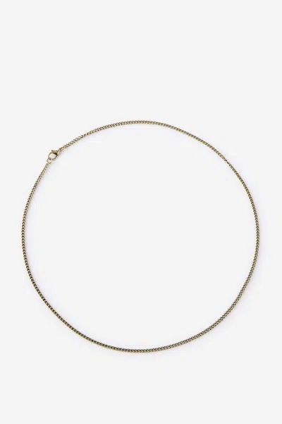 Cotton On Mens Chain Necklace In Brushed Gold