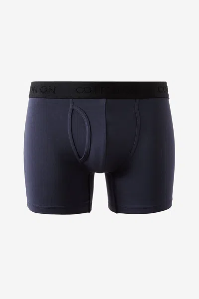 Cotton On Mens Organic Cotton Boxer Brief In Navy
