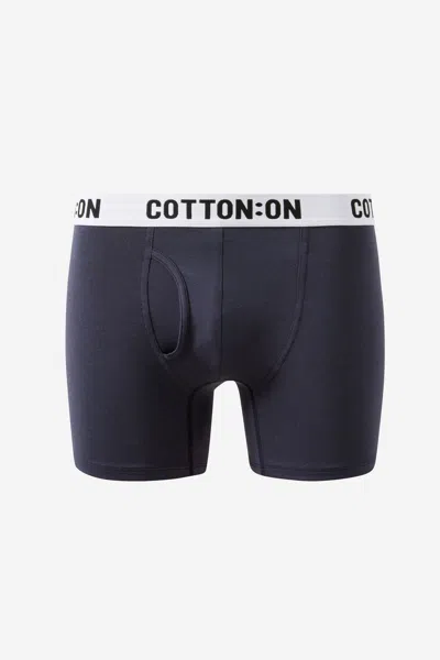 Cotton On Mens Organic Cotton Trunks In Blue