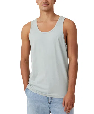 Cotton On Mens Relaxed Fit Tank In Blue