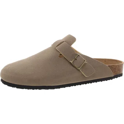 Cotton On Mens Slip On Buckle Slide Sandals In Grey