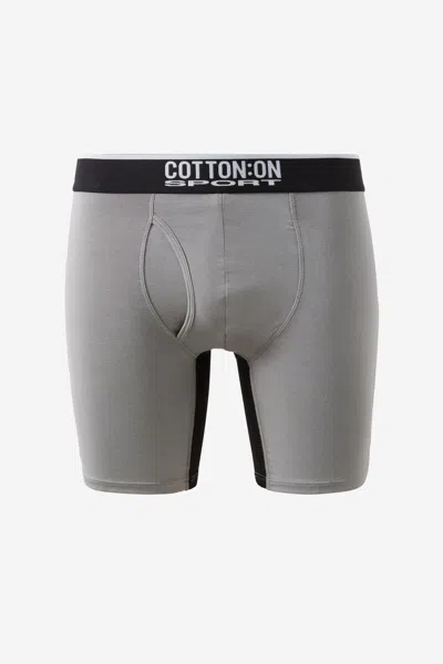 Cotton On Mens Sport Trunk In Grey