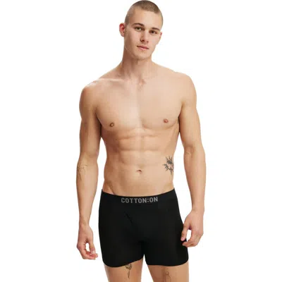 Cotton On Mens  Trunk In Black