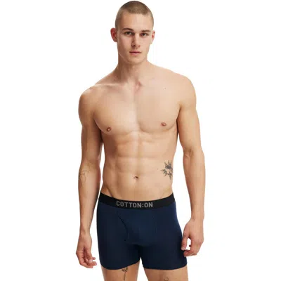 Cotton On Mens  Trunk In Blue