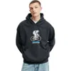Cotton On Michelin Box Fit Hoodie In Washed Black,michelin Cyclist