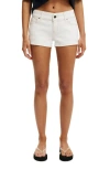 Cotton On Micro Low Denim Short In White