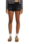 Cotton On Micro Low Denim Short In Black