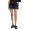 Cotton On Micro Low Denim Skirt In Blue
