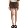 Cotton On Micro Low Denim Skirt In Brown