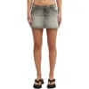 Cotton On Micro Low Denim Skirt In Gray