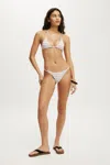 Cotton On Micro String Thong Bikini Bottom In Multi