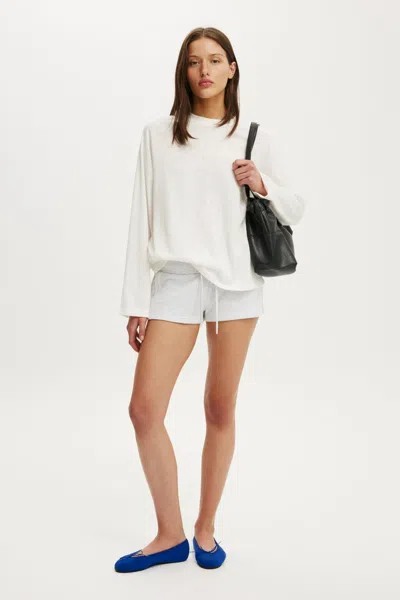 Cotton On Micro Sweatshort In White