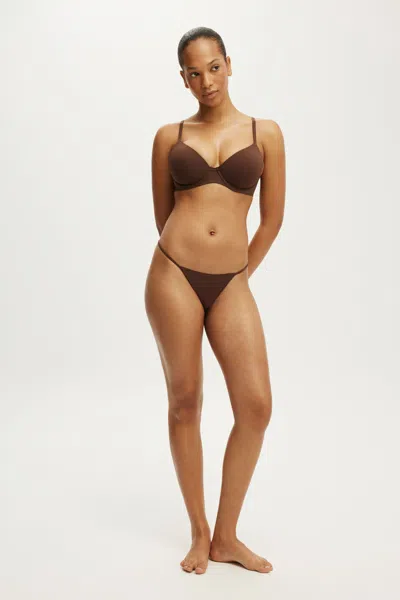 Cotton On Micro Tanga G-string Brief In French Roast