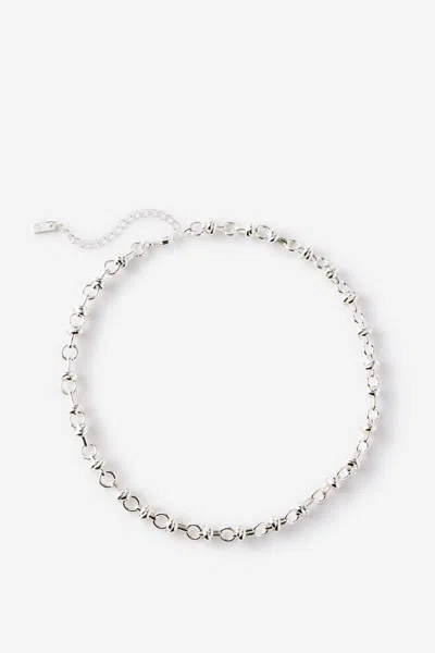 Cotton On Mid Chain Necklace In Silver