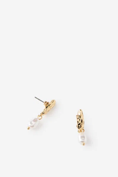 Cotton On Mid Charm Earring In Gold