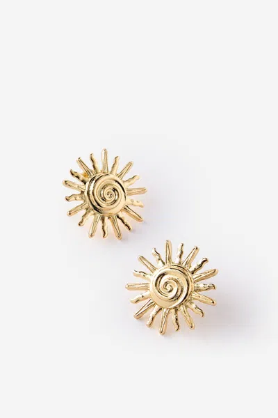 Cotton On Mid Charm Earring In Gold